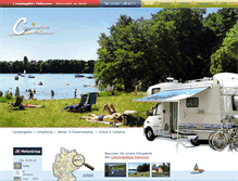 Tablet Screenshot of campingplatz-flakensee.de